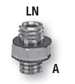 LN-M5-M5 Barbed Fitting