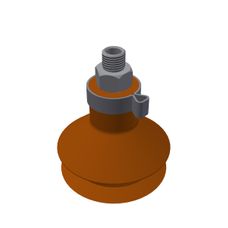 VAF 55 Pu C Bellows Vacuum Cup / Suction Cup w/Adapter