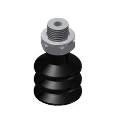 VS 3-20-N8 2.5 Bellows Vacuum Cup / Suction Cup